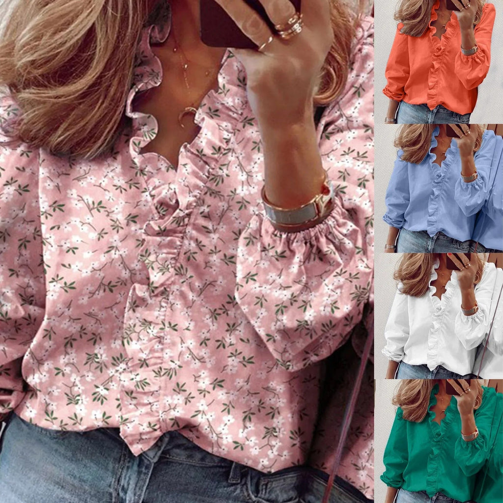 Ciri - Geplooide Blouse