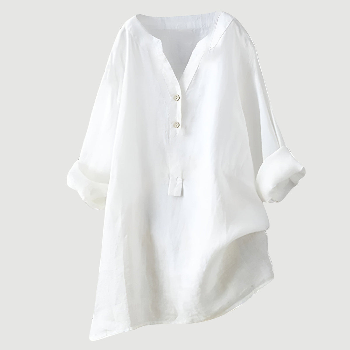 Dames Getailleerde Blouse – Met Knoopsluiting, Geschikt voor Lente en Zomer