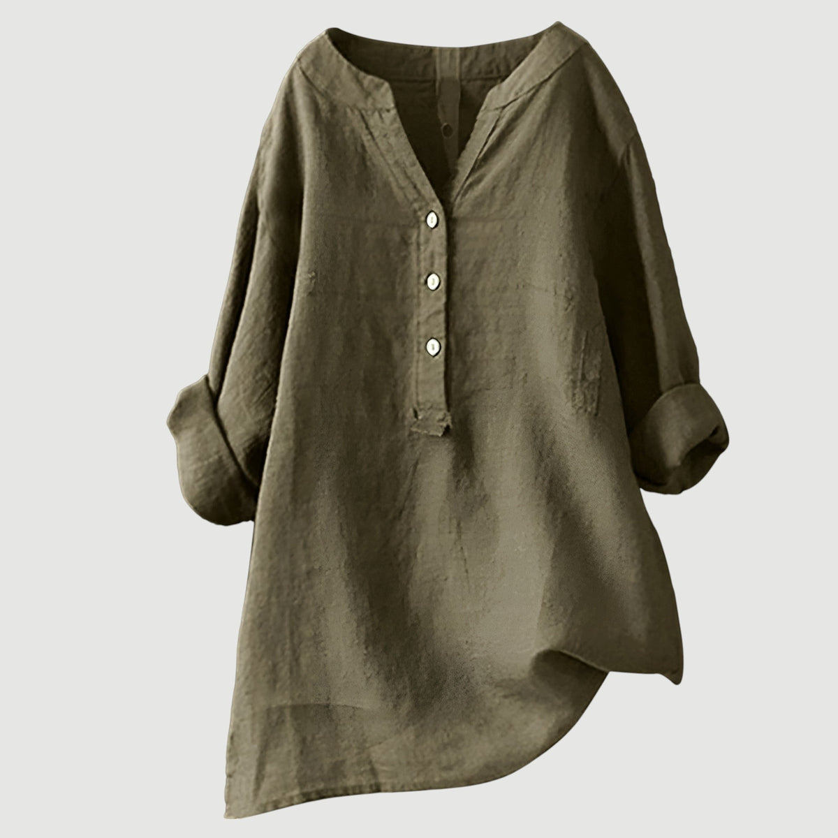 Dames Getailleerde Blouse – Met Knoopsluiting, Geschikt voor Lente en Zomer