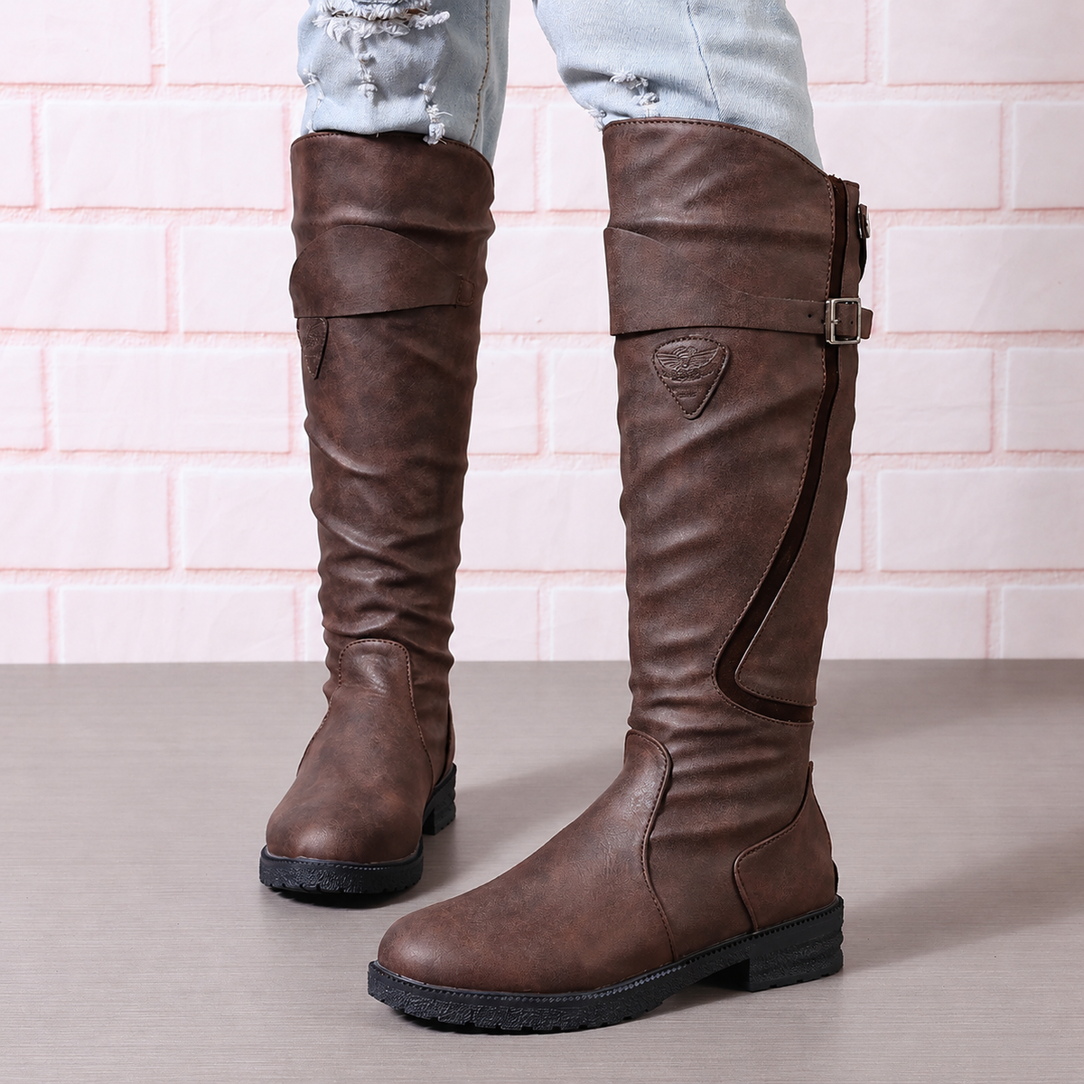 Dames Orthopedische Leren Laarzen met Arch Support