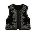 Darlene - Geborduurd Gilet