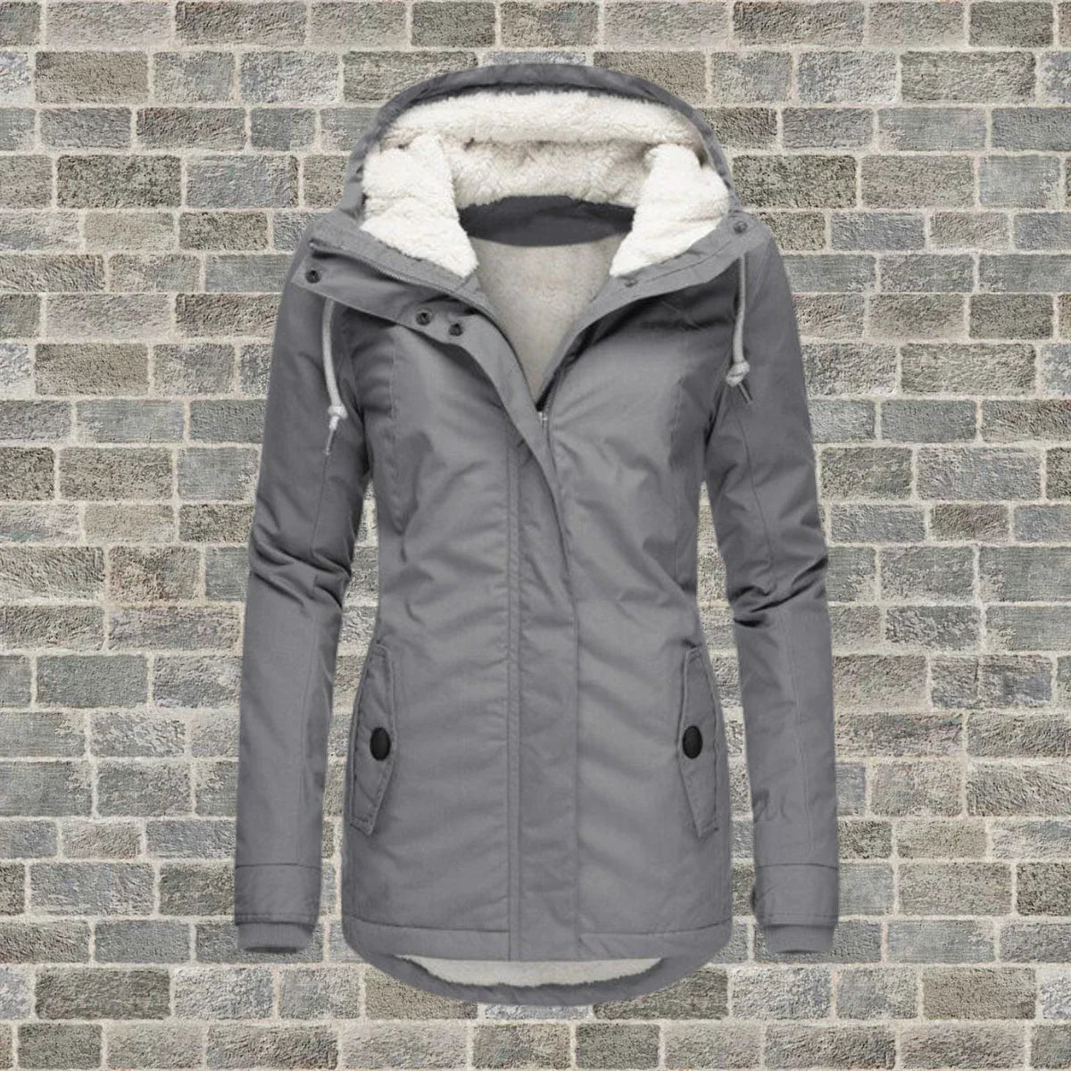 Anne Dames Winterjas met Capuchon, Warm en Waterdicht