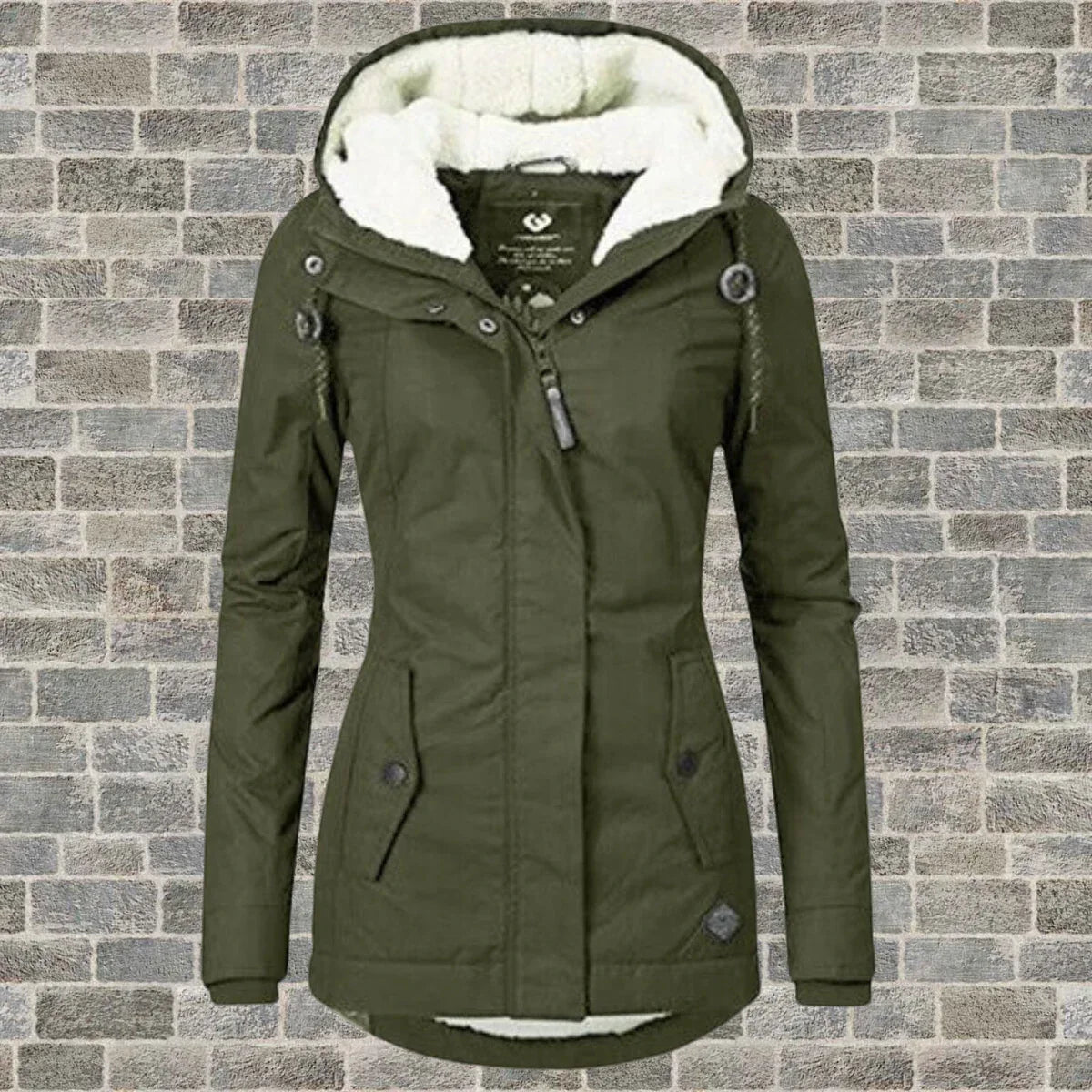 Anne Dames Winterjas met Capuchon, Warm en Waterdicht
