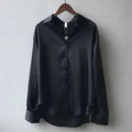 Dottie - Elegante Losse Satijnen Blouse
