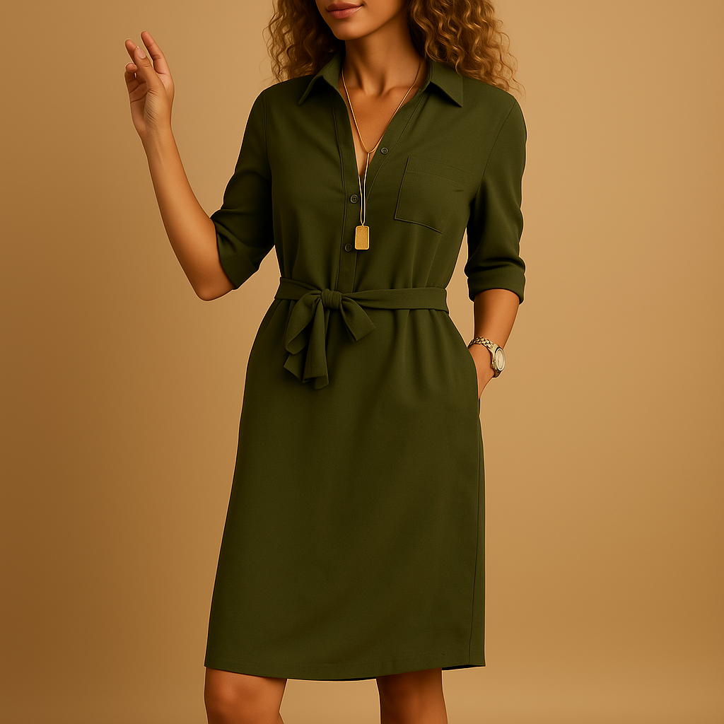 Denise | Dames jurk met moderne elegantie en flatterende pasvorm
