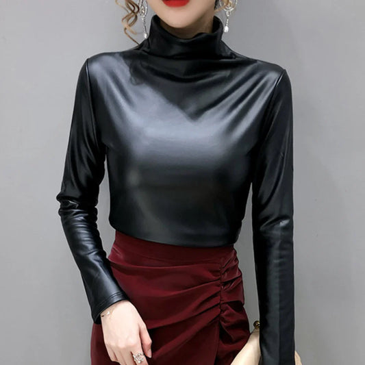 Metallic Dames Top | Elegante Top met Luxe Uitstraling en Flatterende Pasvorm