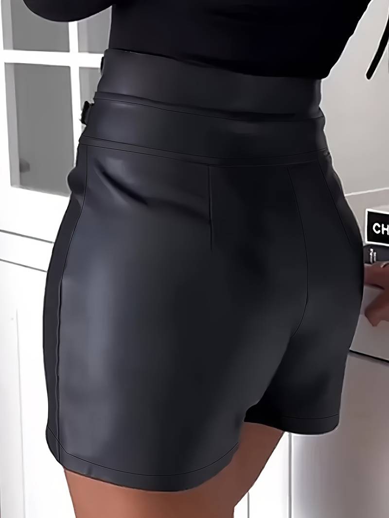 Gloria - Chique Leren Shorts