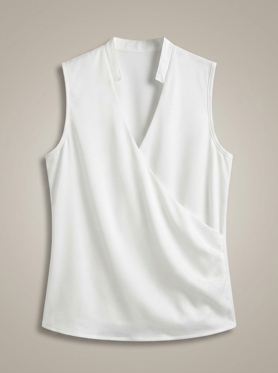 Dames Slim Fit T-Shirt – Met V-Hals en Korte Mouwen voor Casual Gebruik