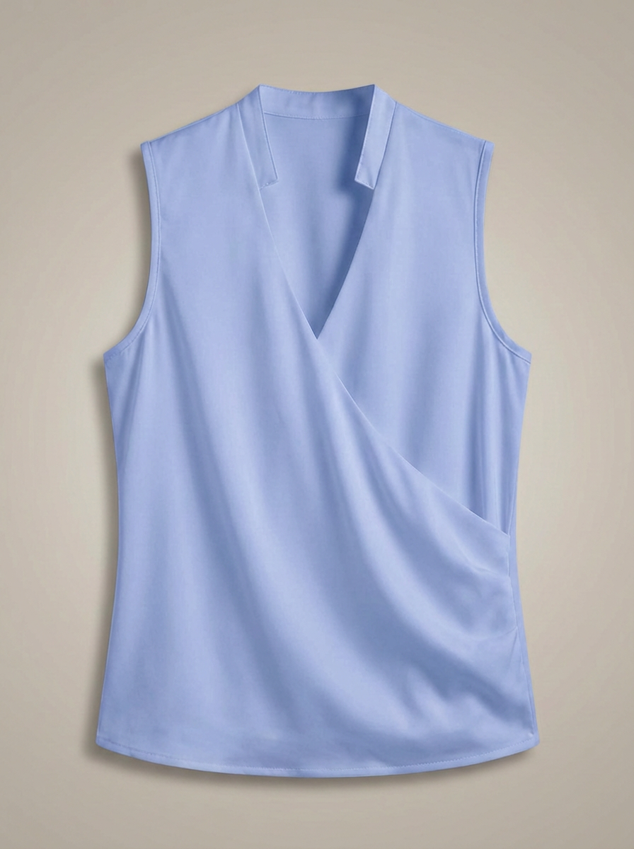 Dames Slim Fit T-Shirt – Met V-Hals en Korte Mouwen voor Casual Gebruik