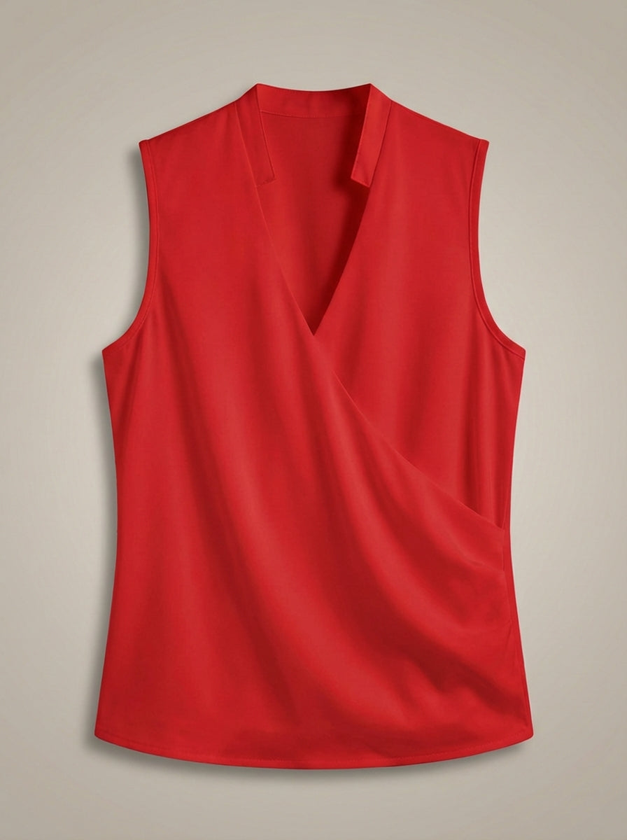 Dames Slim Fit T-Shirt – Met V-Hals en Korte Mouwen voor Casual Gebruik