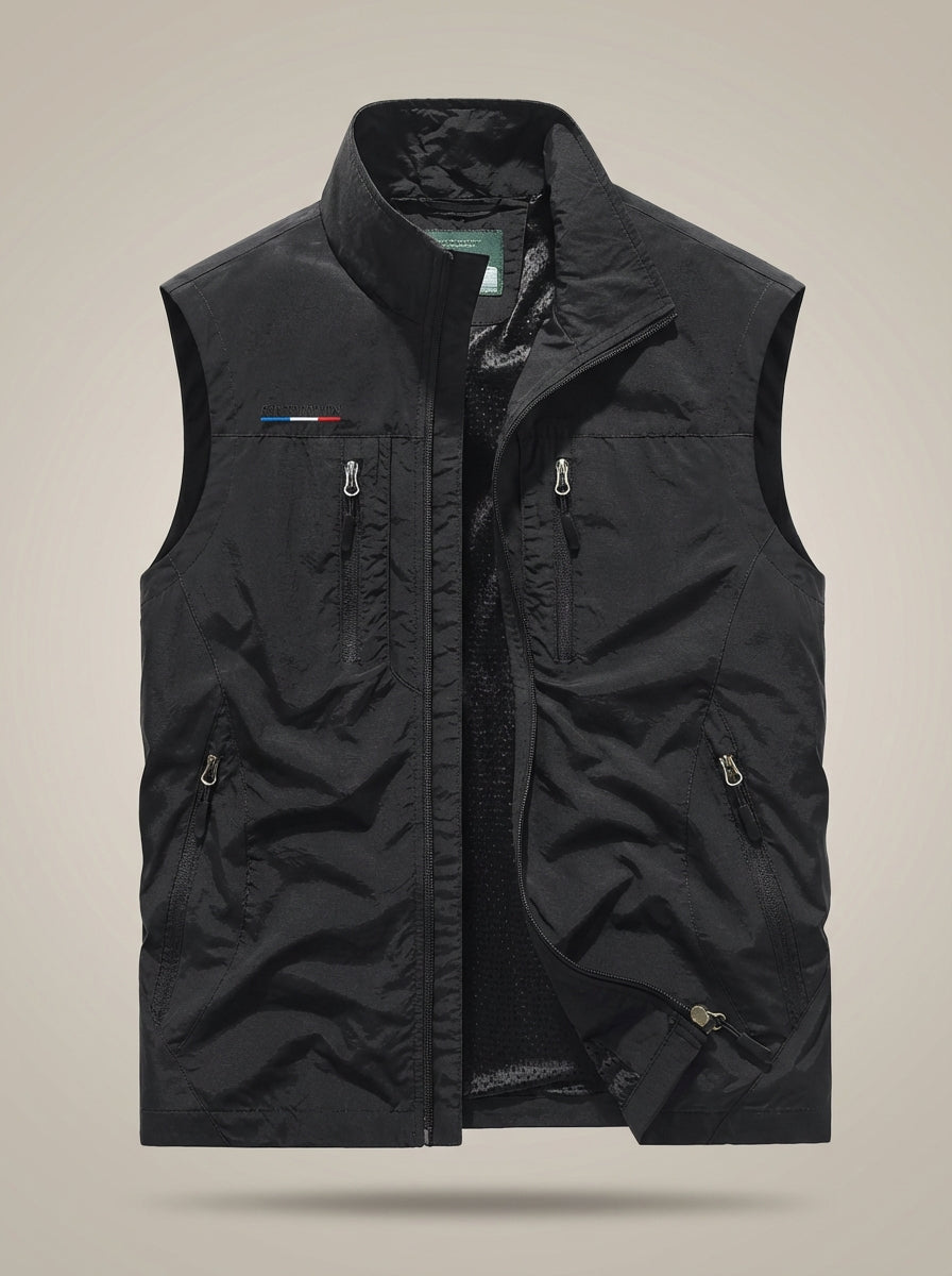 Heren Lichtgewicht Bodywarmer – Met Rits en Zakken, Geschikt voor Lente en Herfst