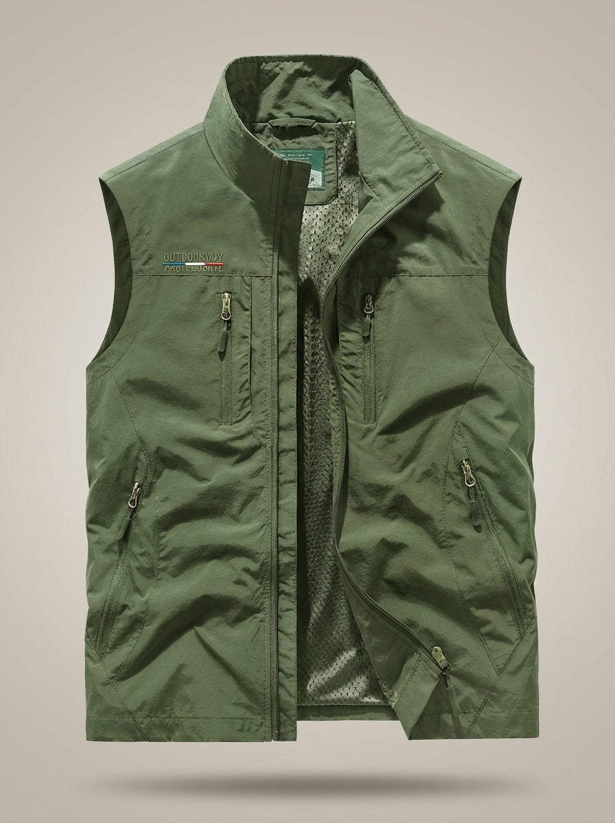 Heren Lichtgewicht Bodywarmer – Met Rits en Zakken, Geschikt voor Lente en Herfst
