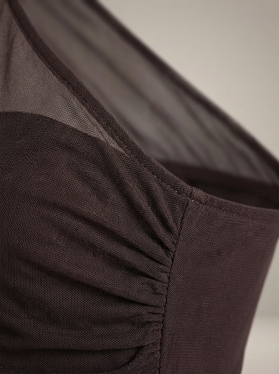 Dames Getailleerde Jurk – Strapless, Hoge Split, Geschikt voor Feestelijke Gelegenheden
