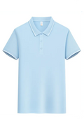 Heren Slim Fit Polo – Casual voor Dagelijks Gebruik, Met Knopen en Korte Mouwen