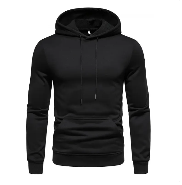 Heren Hoodie Capuchon Trekkoord - Sportieve Sweater met Kangoeroezak