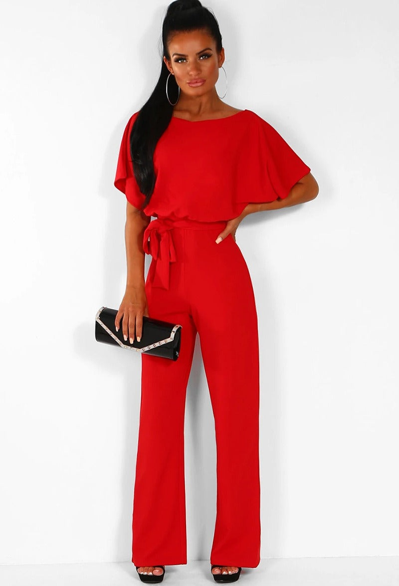 Dames Slim Fit Jumpsuit – Geschikt voor Casual en Werk, Met Rits en Zonder Sluiting