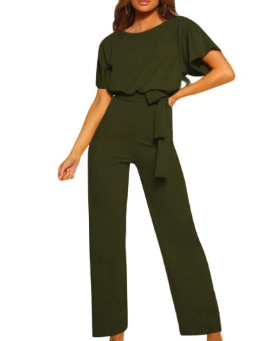 Dames Slim Fit Jumpsuit – Geschikt voor Casual en Werk, Met Rits en Zonder Sluiting