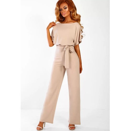 Dames Slim Fit Jumpsuit – Geschikt voor Casual en Werk, Met Rits en Zonder Sluiting