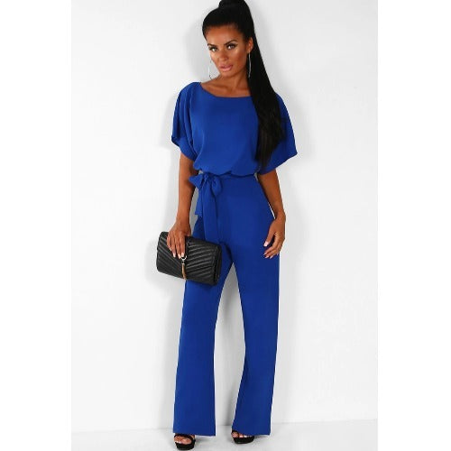 Dames Slim Fit Jumpsuit – Geschikt voor Casual en Werk, Met Rits en Zonder Sluiting