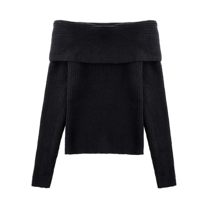 Marjorie | Dames off-shoulder trui met elegante losse pasvorm