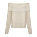 Marjorie | Dames off-shoulder trui met elegante losse pasvorm