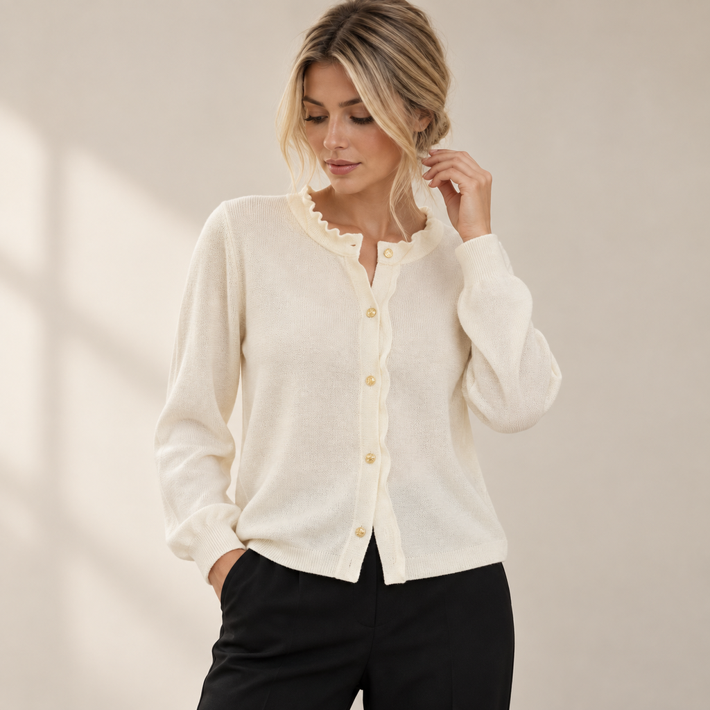 Zara oversized vest dames | Lang vest met gouden knopen en losse pasvorm