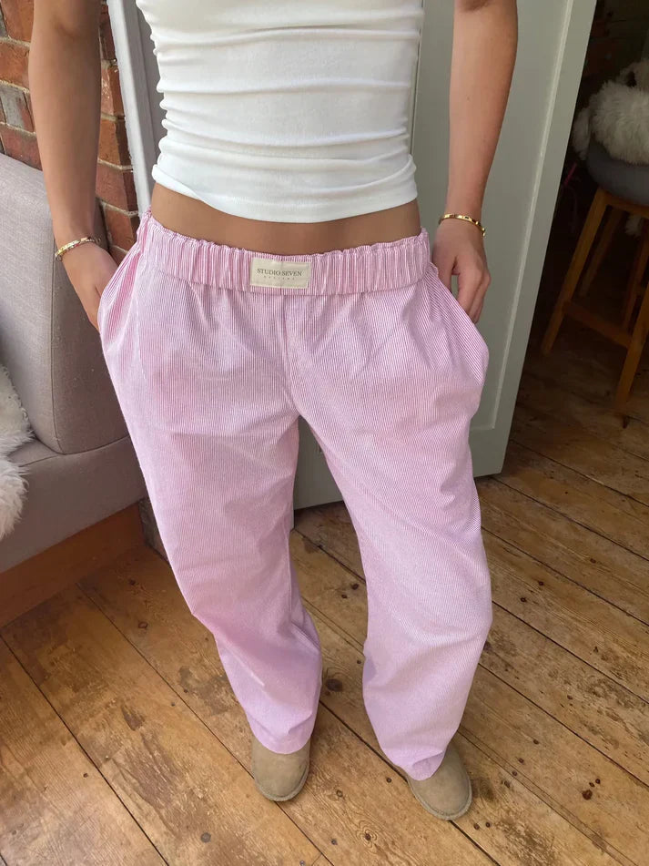 Dames Lounge Broek van Katoen - Comfort fit - Ivy Stockholm