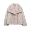 Lexi Fluffy Fur Jas | Dames jas van luxe faux fur met relaxed fit
