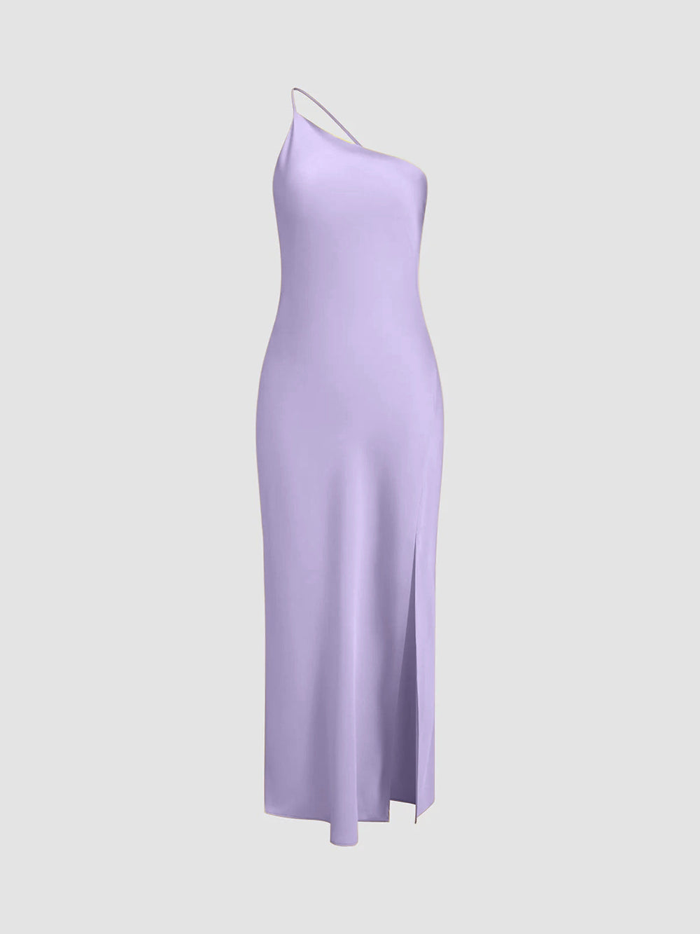 Julessa - Open Back Satin Split Lange Jurk