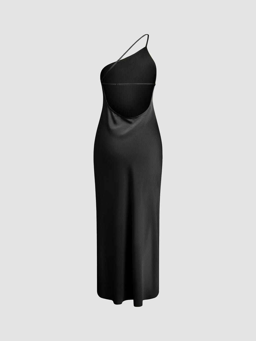 Julessa - Open Back Satin Split Lange Jurk