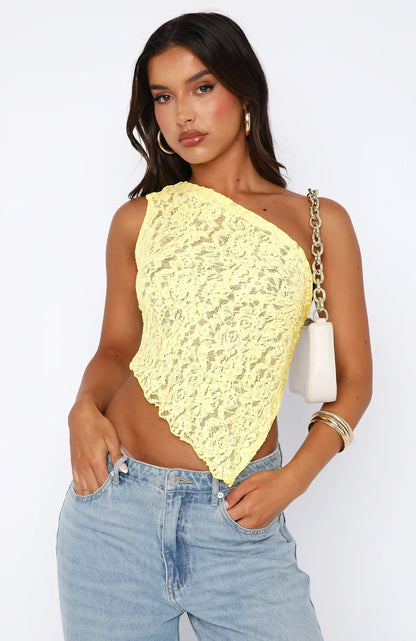 Kanten top | One shoulder