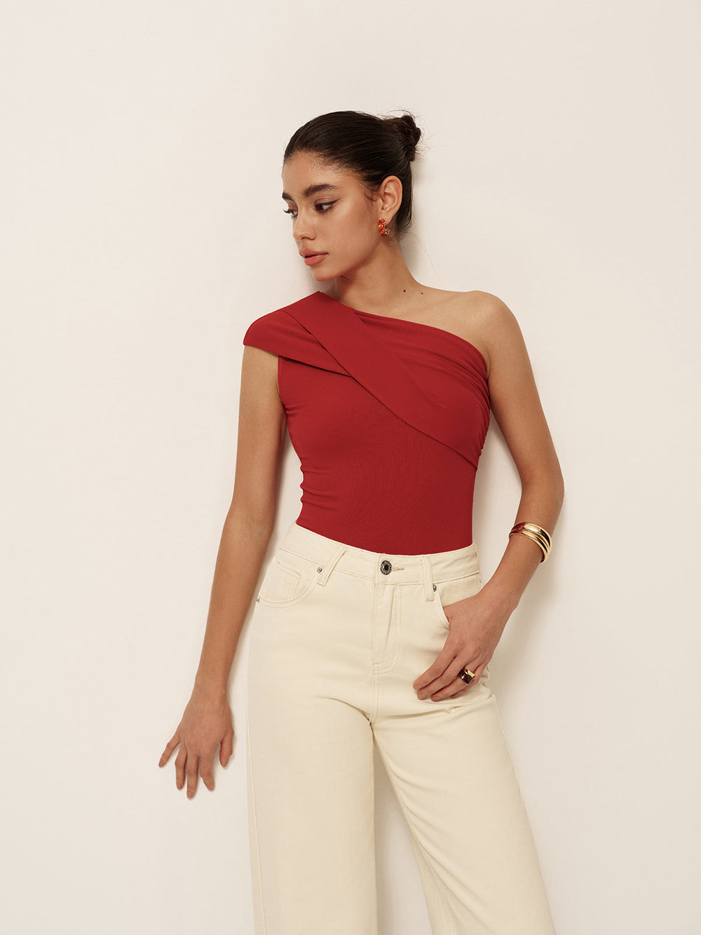 Katria - Mouwloze Jersey Top