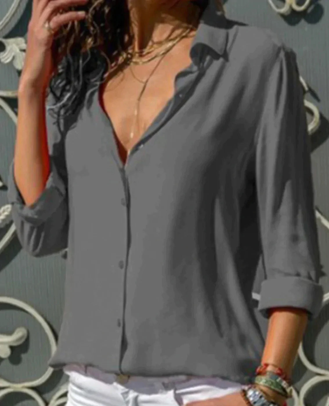 Kaye - Prachtige feestelijke blouse