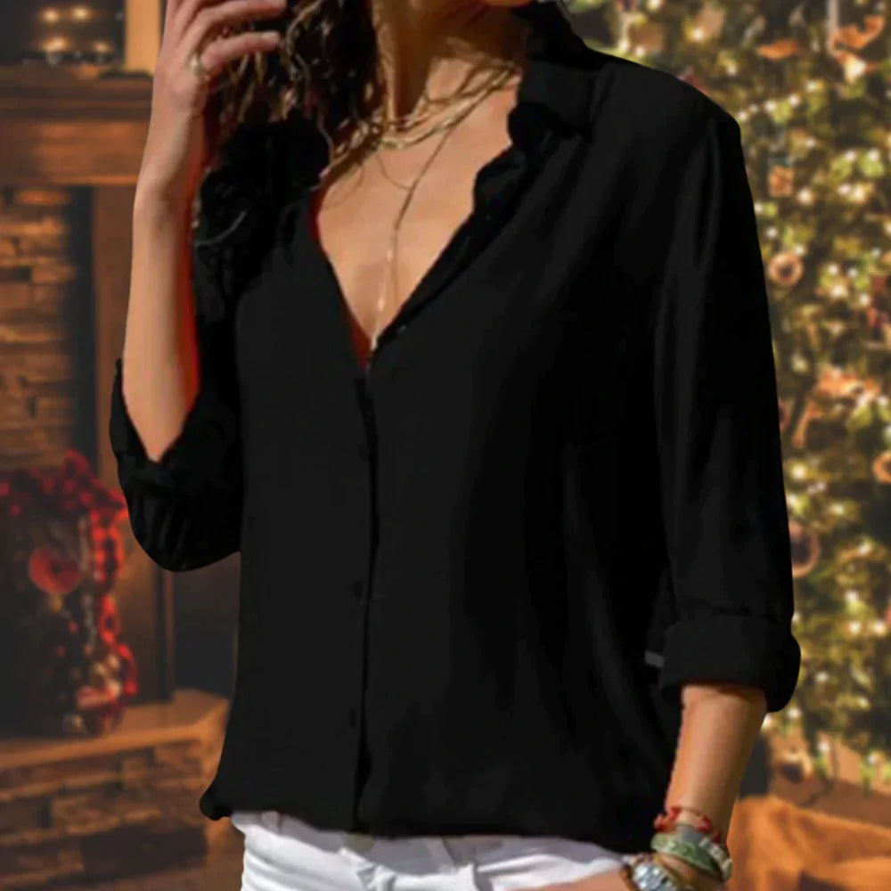 Kaye - Prachtige feestelijke blouse