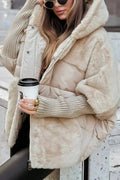 Kris Oversized Winterjas | Damesjas met capuchon en veelkleurig design