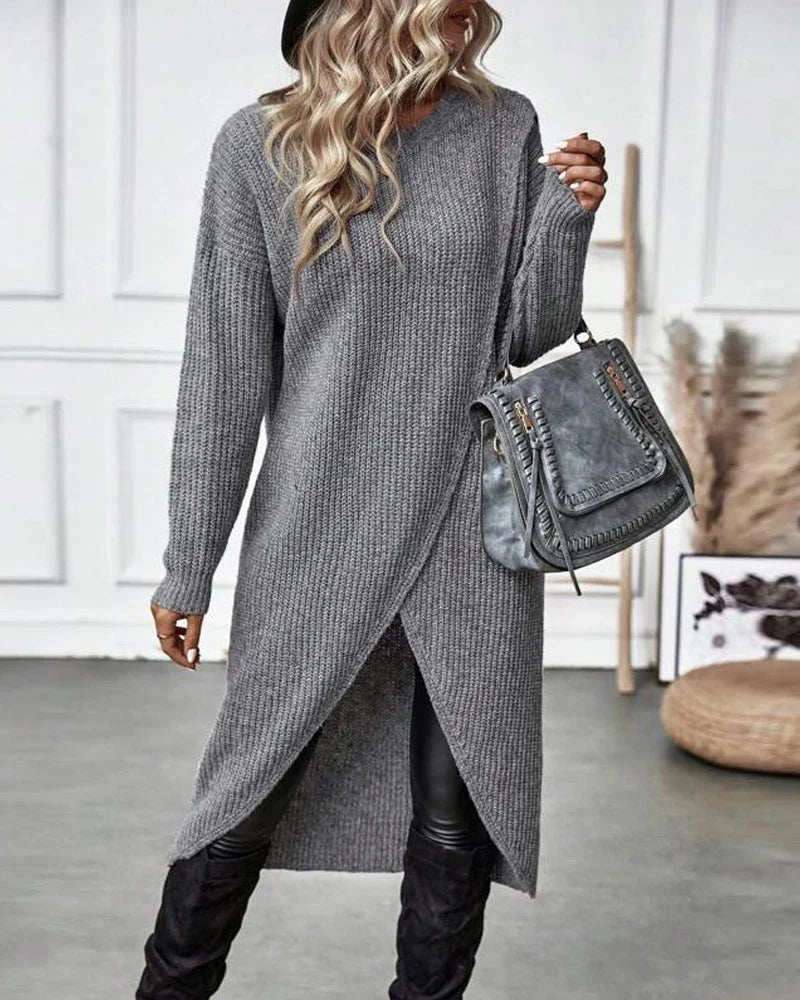 Lange Trui Dames | Warme Oversized Trui met Comfortabele Pasvorm