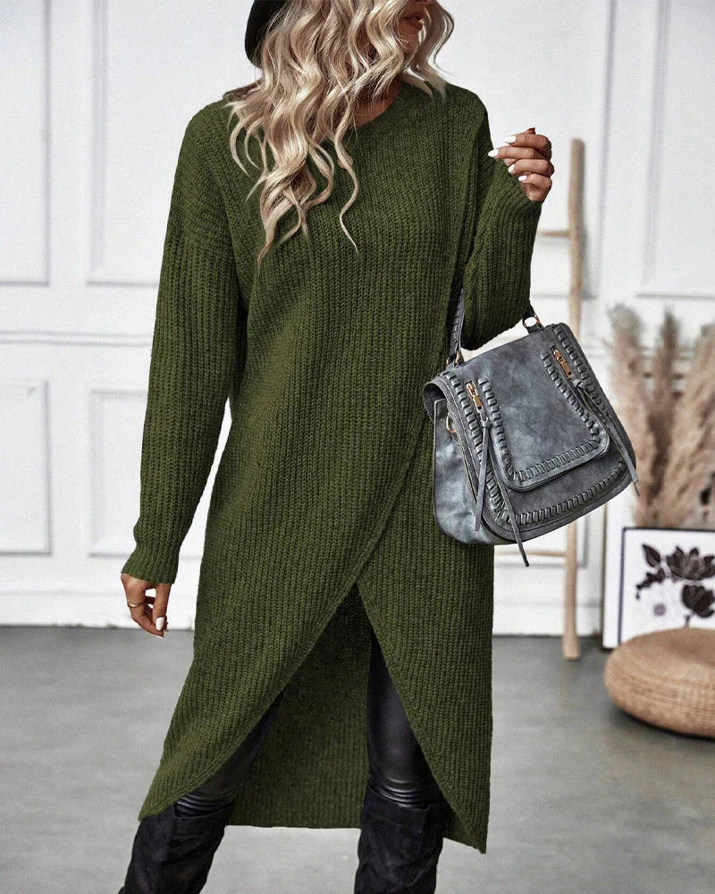 Lange Trui Dames | Warme Oversized Trui met Comfortabele Pasvorm