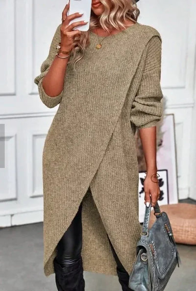 Lange Trui Dames | Warme Oversized Trui met Comfortabele Pasvorm