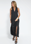 Lonny | Lange damesjurk met bijpassend vest in boho-stijl voor een elegante en veelzijdige zomerlook