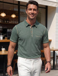 Heren Slim Fit Polo – Korte Mouwen, Geschikt voor Casual en Dagelijks Gebruik