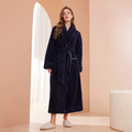 Badjas Heren en Dames Flanel Fleece – Warme Winterochtendjas met Ceintuur