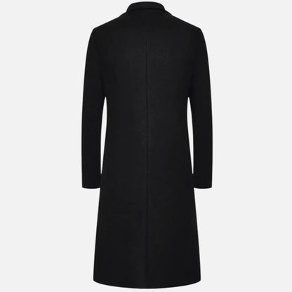 Heren Overjas Kniehoogte - Slim Fit Enkelrijs Model