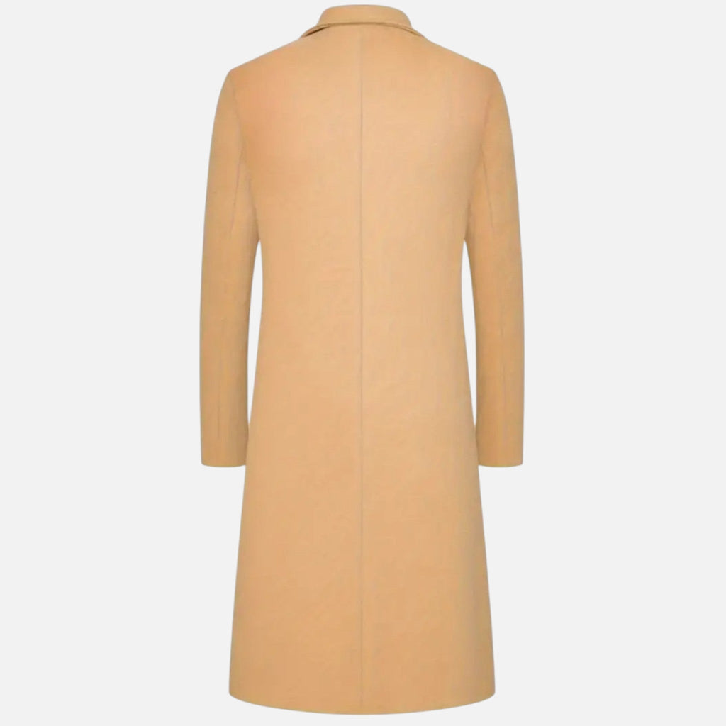 Heren Overjas Kniehoogte - Slim Fit Enkelrijs Model