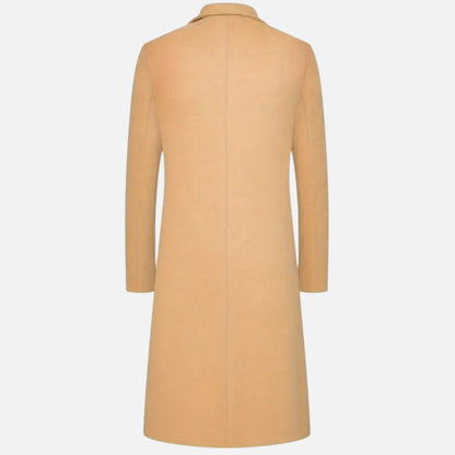 Heren Overjas Kniehoogte - Slim Fit Enkelrijs Model