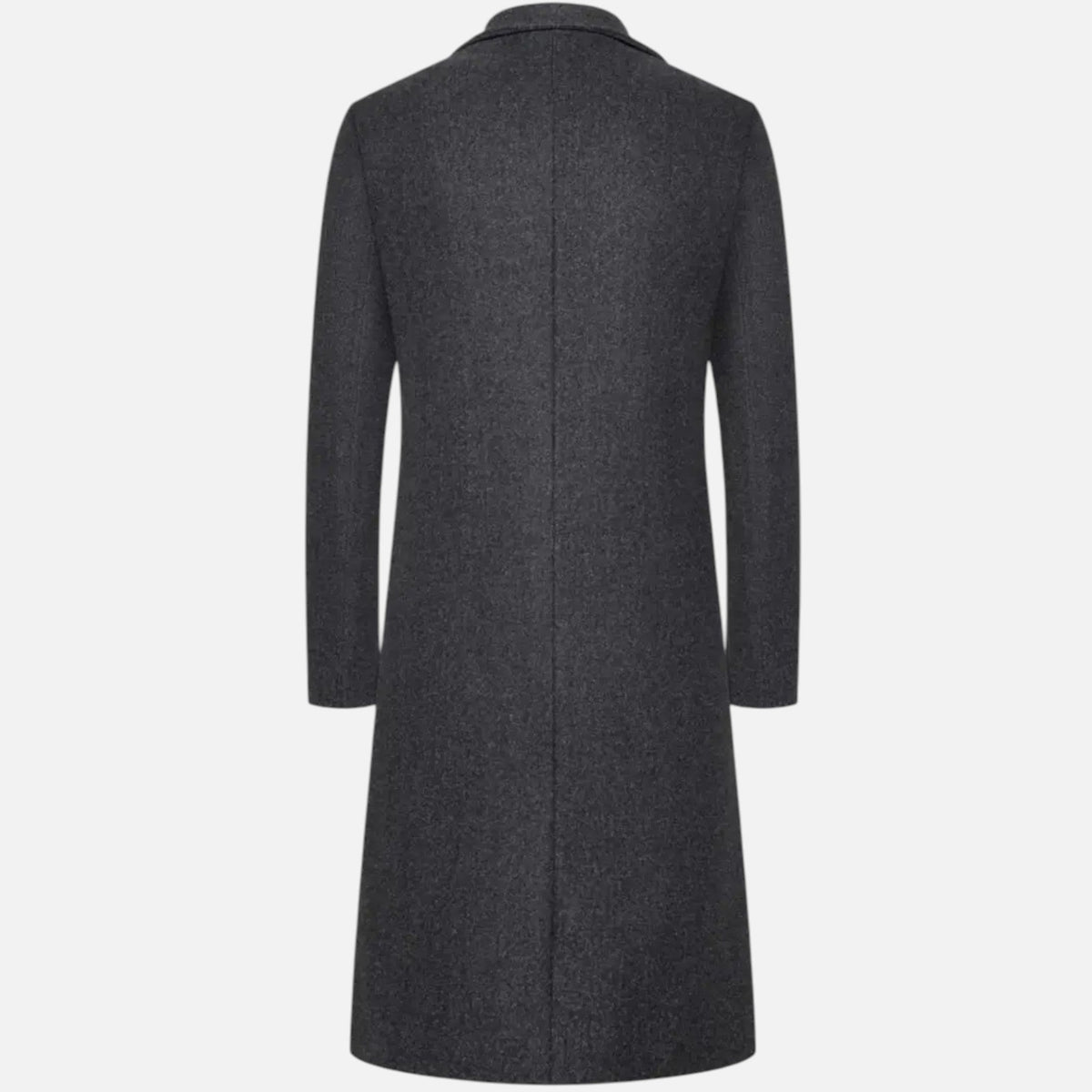 Heren Overjas Kniehoogte - Slim Fit Enkelrijs Model