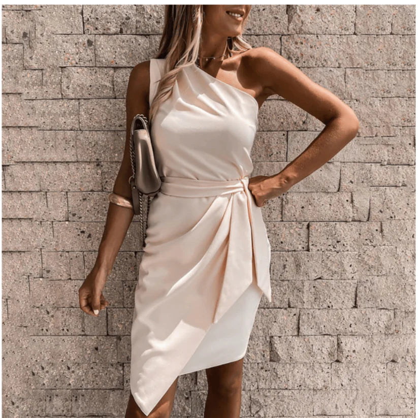 Mimi - Off Shoulder Elegante Formele Jurk