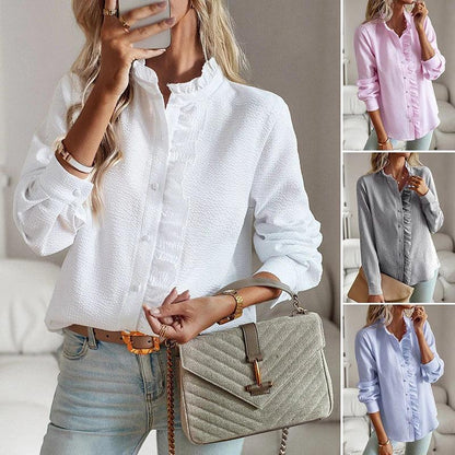Mitzi - Stijlvolle Ruches Blouse