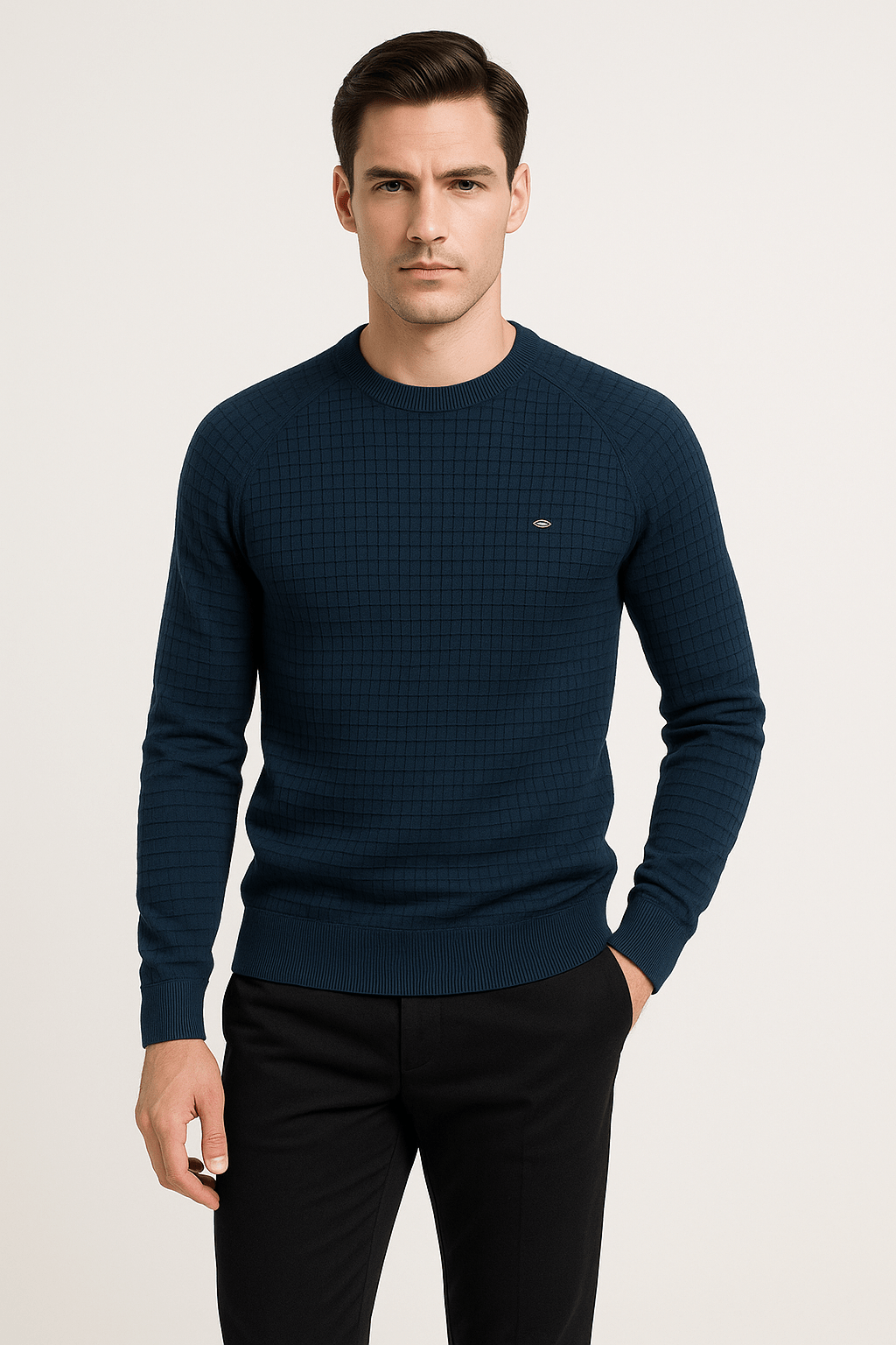 Heren Slim Fit Sweatshirt – Casual voor Dagelijks Gebruik, Met Rits en Lange Mouwen