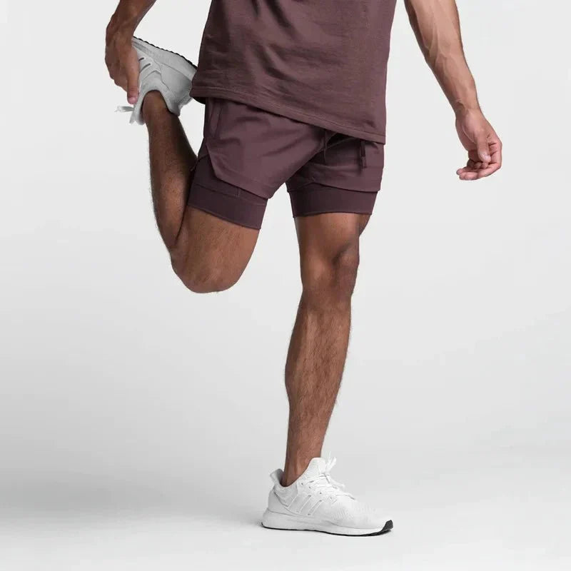 Heren Slim Fit Shorts – Geschikt voor Sport en Vrije Tijd, Met Elastische Taille