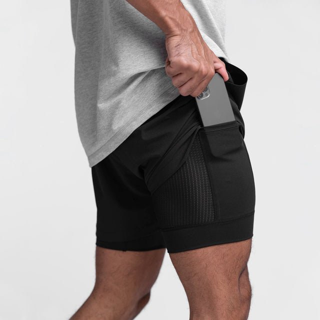 Heren Slim Fit Shorts – Geschikt voor Sport en Vrije Tijd, Met Elastische Taille
